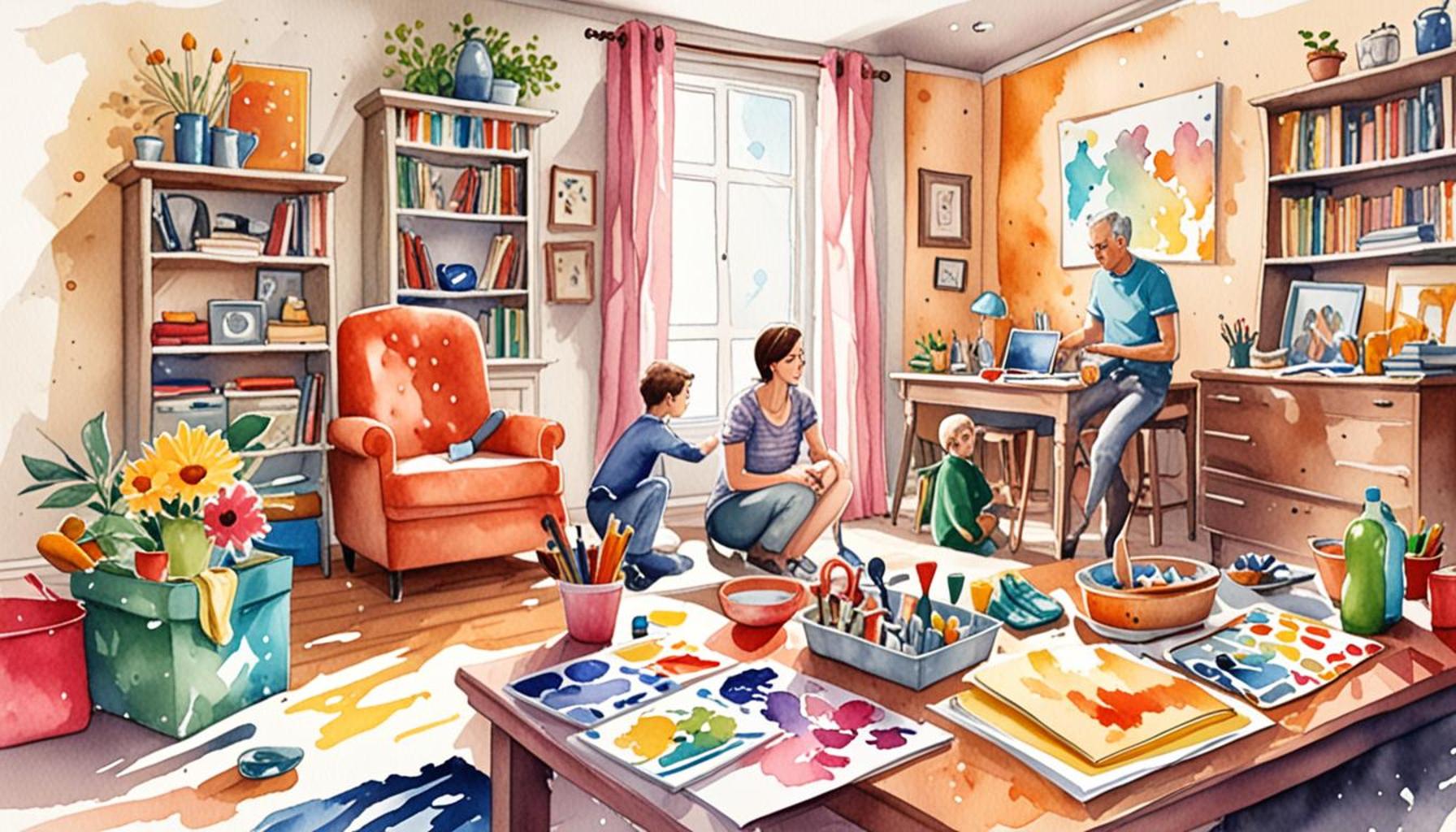 Clutter and Family Life: Strategies for Organizing Shared Spaces